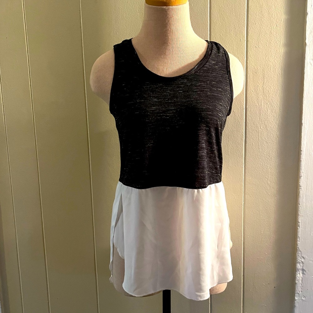 RD Style XS Mixed Media Dressy Tank Top